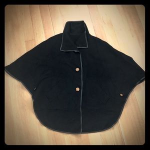 Women’s wool blend poncho/cape jacket